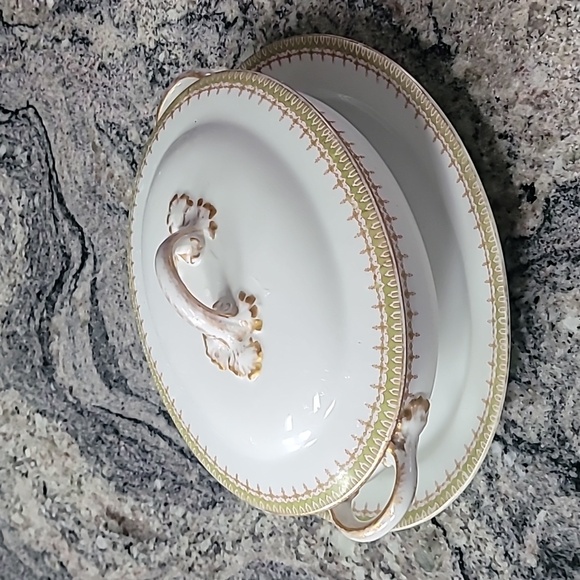 Vintage Limoges Covered Dish & Tray - Picture 9 of 16